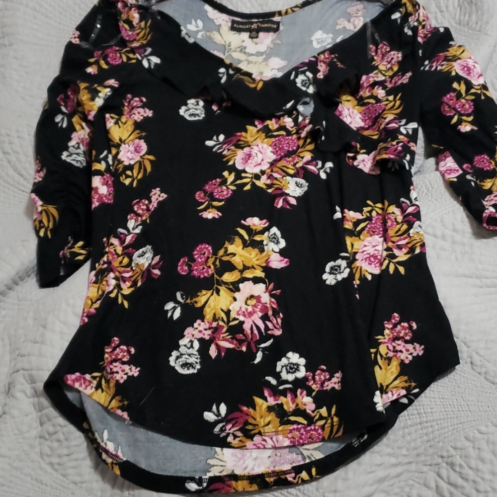 Faux wrap top